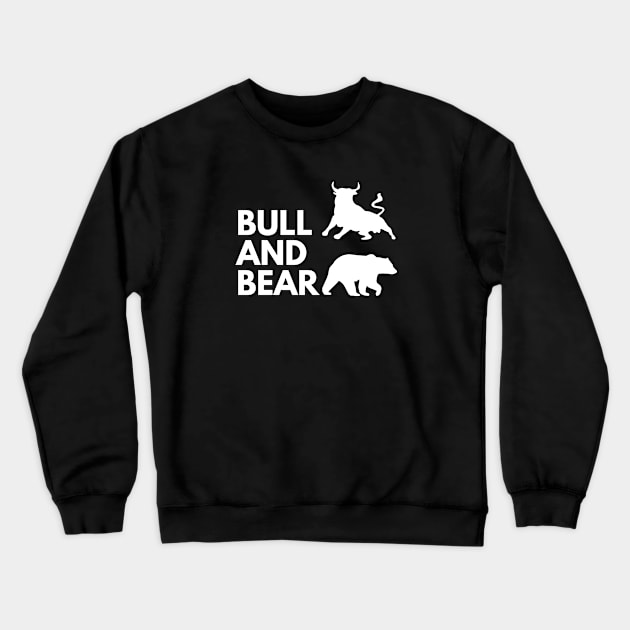 The Bull and The Bear Artwork 2 Crewneck Sweatshirt by Trader Shirts